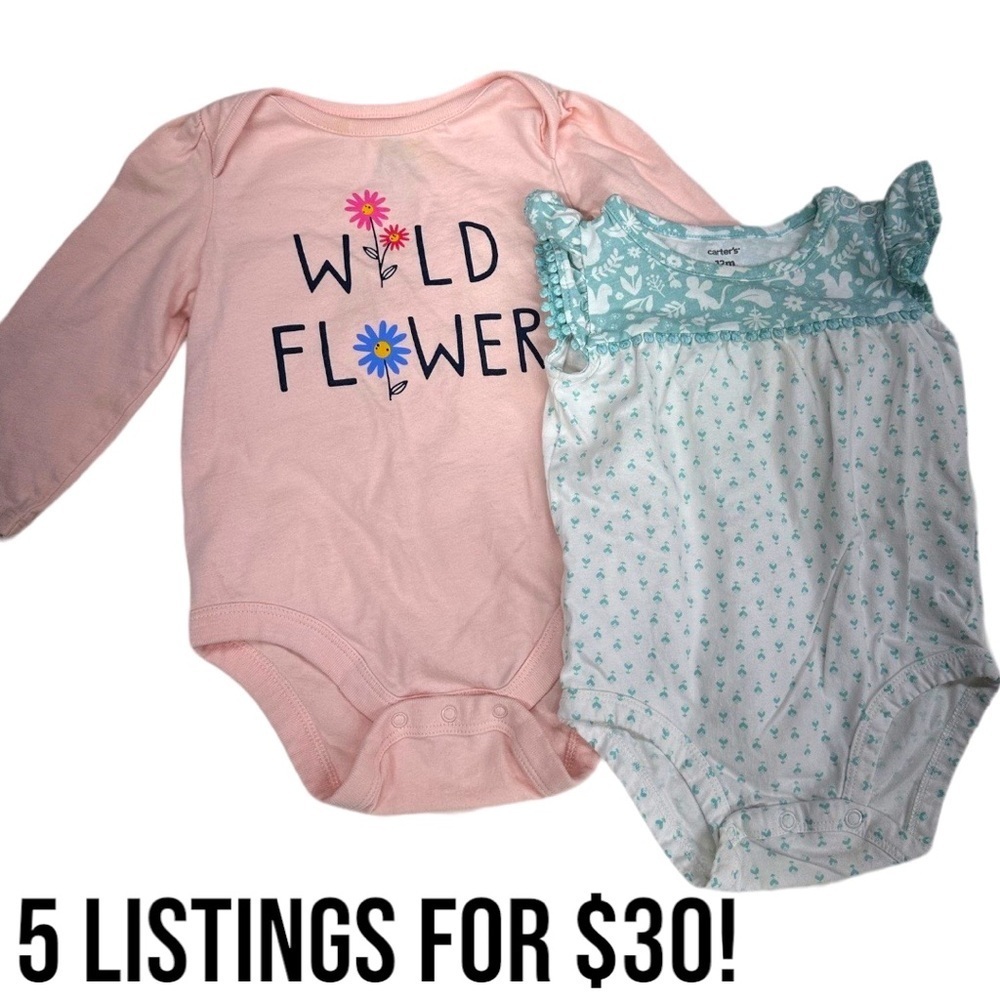 Baby Girl boho shirt bundle